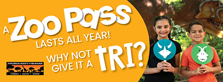 A Zoo Pass lasts all year! Why not give it a "tri"?